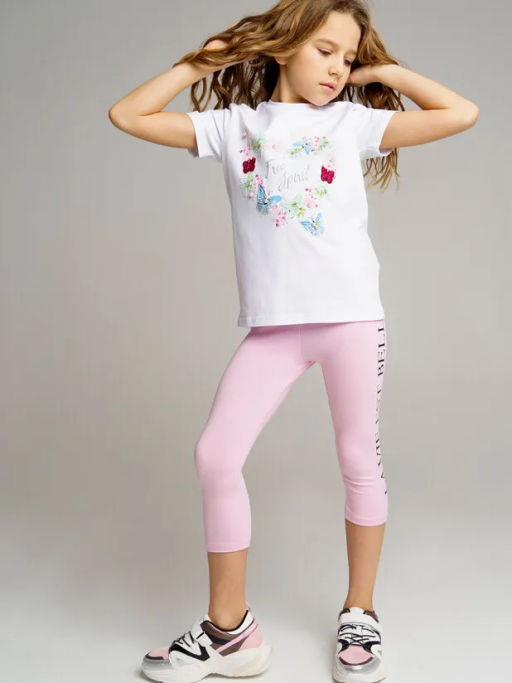 PlayToday / Брюки трикотажные для девочек (легинсы)  фото 2