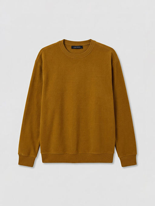 Bisiklet Yaka Erkek Sweatshirt