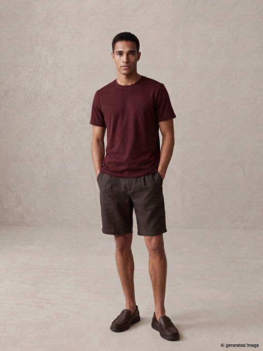 Slim Fit %100 Pamuk Basic Ti??rt