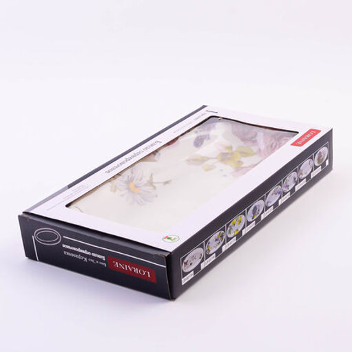 60266 Блюдо сервировочное овальное Розовый сад доломит LR (х24) - Mayer&boch фото 4