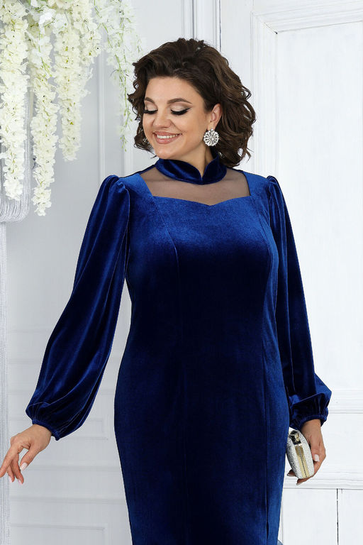 Платье Ninele 7431-Р темно-синий - Mira fashion фото 576