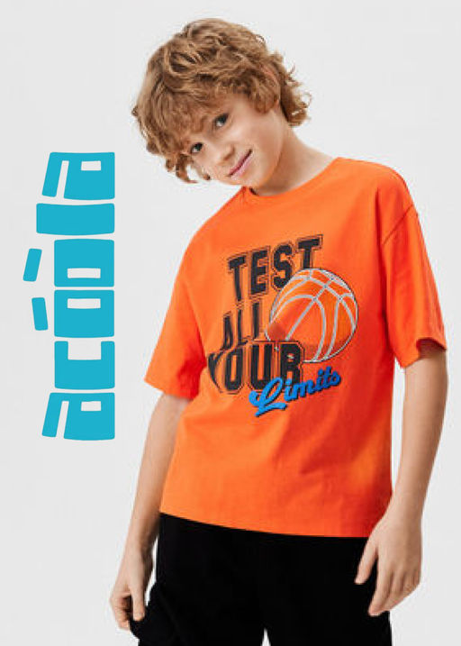 ACOOLA / Футболка детская для мальчиков Lillard оранжевый