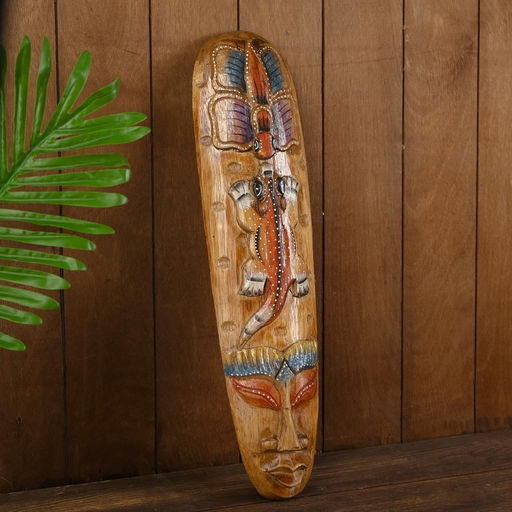 Интерьерная маска «Геккон», 50×12×5 см