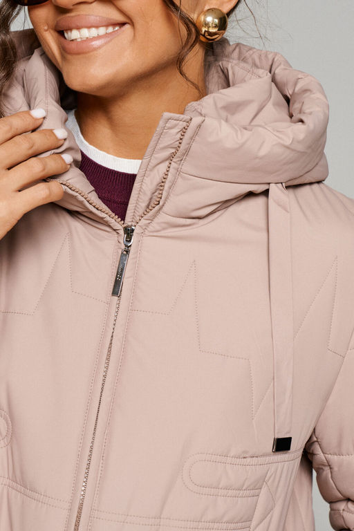 Пальто Beautiful Free 6238 бежевый