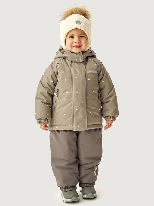 Костюм 7з0426 капучино/кофе