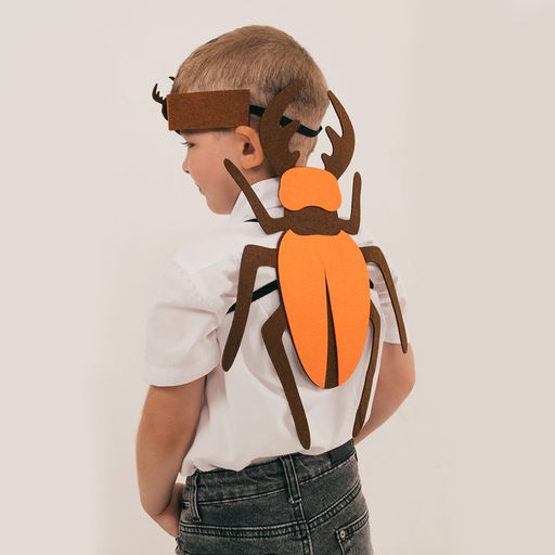 Карнавальный набор «Весёлые насекомые»: повязка и жук из фетра, 3–7 лет