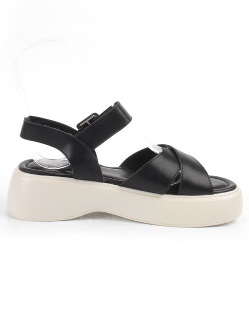 08-PEY256-2 BLACK Босоножки женские (натуральная кожа)