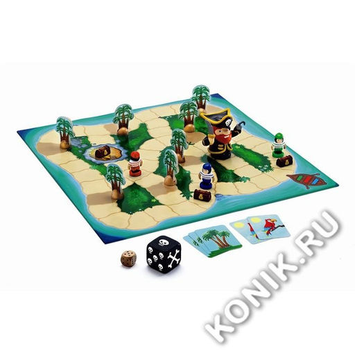 Настольная игра Djeco Большой пират  фото 4