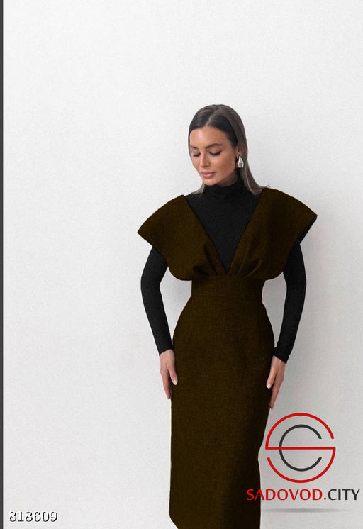 Сарафан женский из костюмной ткани - Bruno фото 2