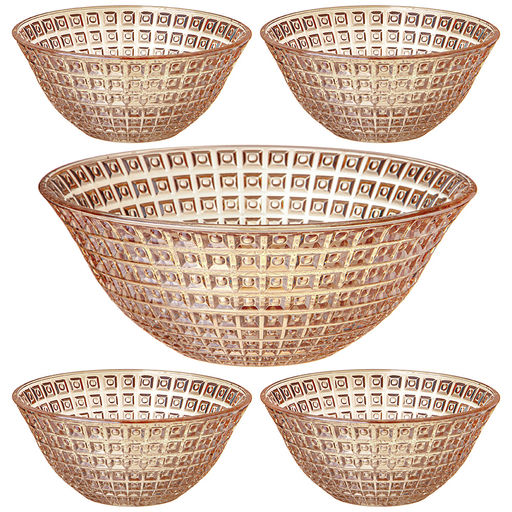 НАБОР САЛАТНИКОВ ИЗ 5 ШТ. DIAMANT AMBER 1600 МЛ/300 МЛ