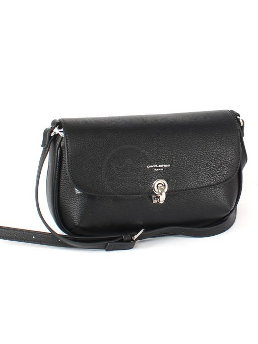 Сумка женская искусственная кожа DJ-CM 6925-BLACK, 1отд, плечевой ремень, черный SALE 259789 - Adelia фото 6