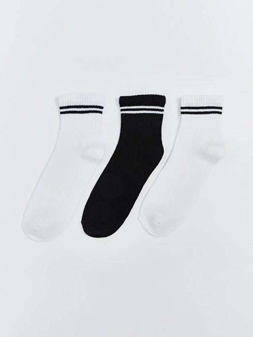 Kad?n D?z Patik ?orap 3l?