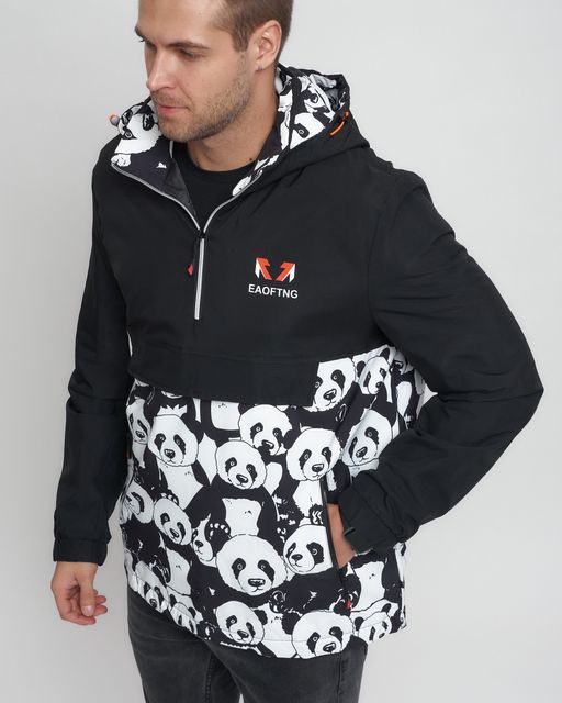 Куртка-анорак спортивная мужская белого цвета 88629Bl