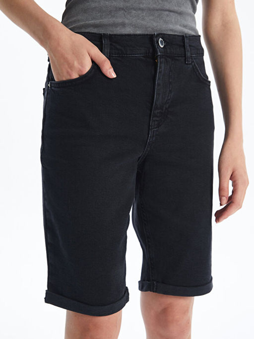 Bermuda Fit Kad?n Jean ?ort
