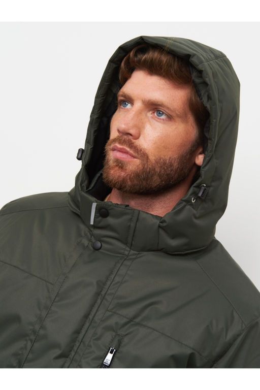 Акция -10%!!! М-33 Куртка классическая мужская утепленная (т.хаки)