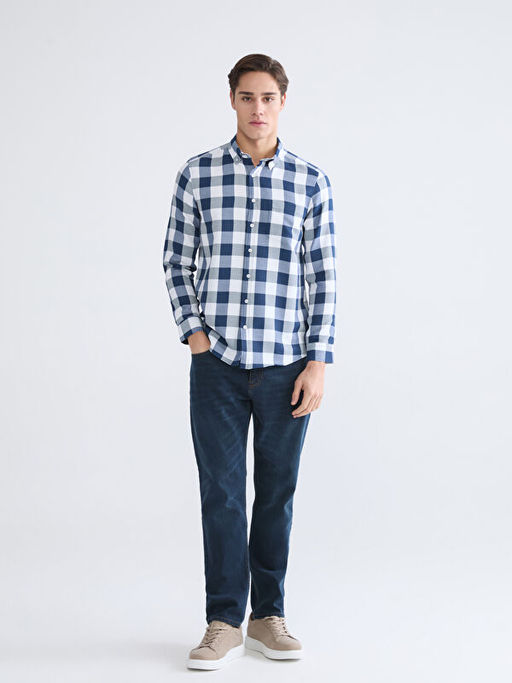 Regular Fit Ekose Erkek G?mlek