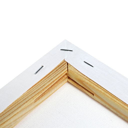 Холсты на подрамнике, 5 штук: 18×24 см, 24×30 см, 30×40 см, 40×50 см, 50×70 см, хлопок 100%, мелкозернистый, 280 г/м²