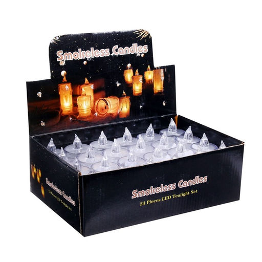 Цена за 24 шт. Свеча светодиодная Вдохновение, горит жёлтым - Simaland фото 4