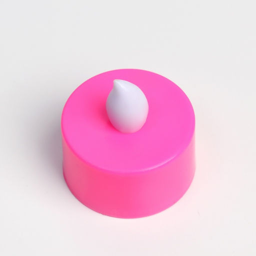 Цена за 2 шт. Светодиодные свечи, ночники LED RISALUX «Семейный очаг» набор 2 шт., розовые, RGB 3.5×3.5×4 см