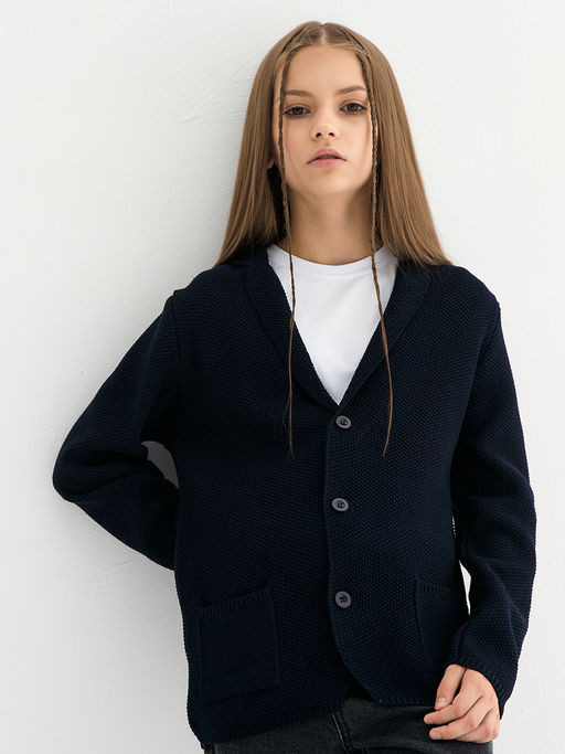 Темно-синий пиджак