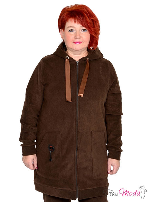 Толстовка Модель №1442 размеры 44-84 - Plusmoda фото 3