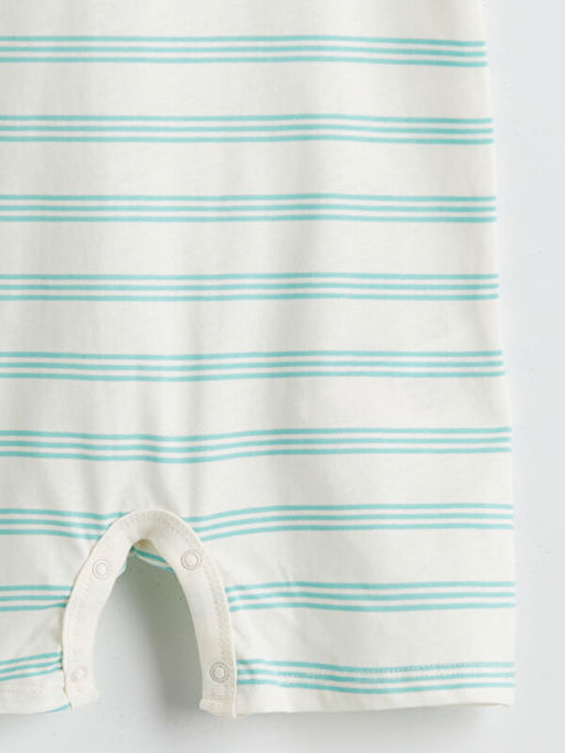 ?izgili Erkek Bebek Penye Tulum