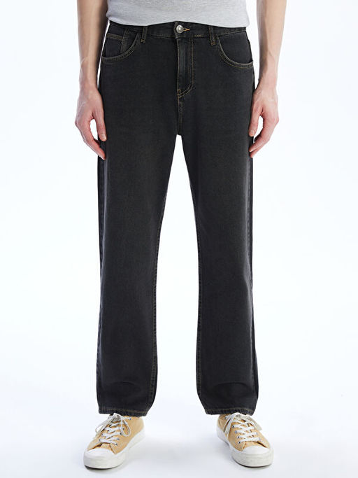 Loose Fit Erkek Jean Pantolon