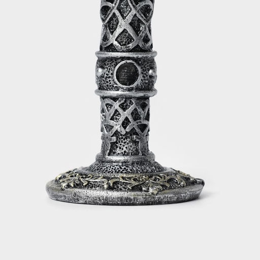 Бокал средневековый «Герб», 200 мл, нержавеющая сталь, серый