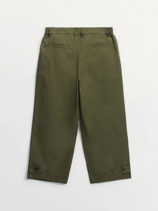 Брюки из хлопка широкого кроя ZR2605042115-13 / Zarina