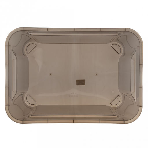 Контейнер для хранения пластмассовый 20л, 38,5х27х25,5см, универсальный, с крышкой, полипропилен, прозрачный (Россия) - Домашняя Мода фото 7