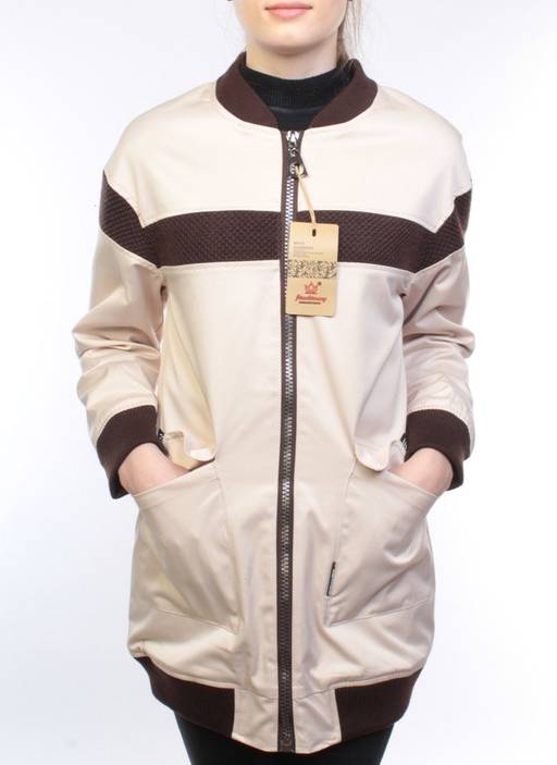 91 BEIGE Ветровка женская (65% хлопок, 35% полиэстер) - Fashion фото 2
