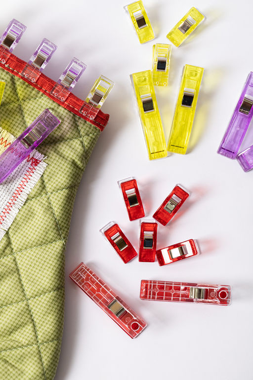 Gamma QC-02 Клипсы для фиксации сталь пластик 2.6 см 10 шт в блистере