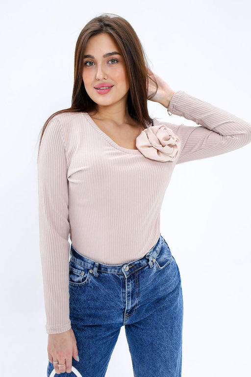 Лонгслив трикотажный Роза