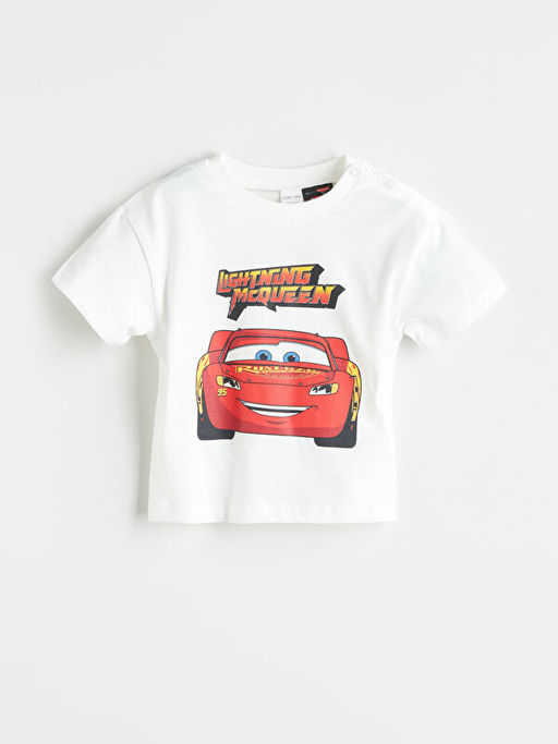 Arabalar Bask?l? Erkek Bebek Ti??rt ve ?ort