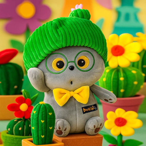 Мягкая игрушка "Басик "Ботаник"" 16см (KsE-002)