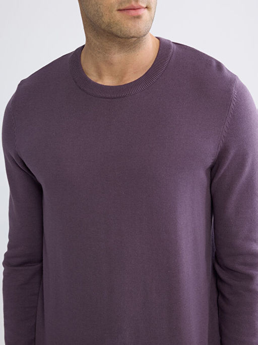 Bisiklet Yaka Erkek Triko Kazak