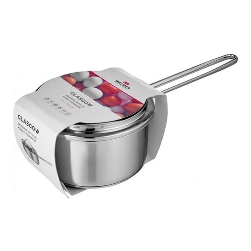 Ковш с крышкой Walmer Glasgow, 0.8 л, цвет хром фото 6