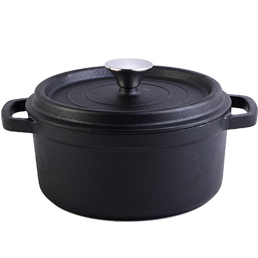 31157 Кастрюля 2,9 л с крышкой 22 см чугун MB (х4) - Mayer&boch фото 3