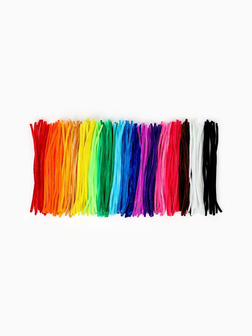 Синельная проволока, набор 200 шт, размер 1 шт 30х0,8 см, 20 цветов