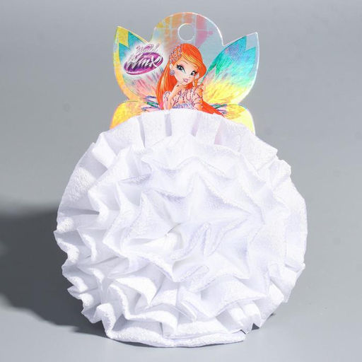 Цена за 3 шт. Бант для волос, ВИНКС, с розочкой и лентой, 11 см