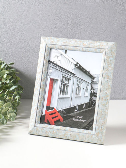 Фоторамка для фото 15×20 см «Марокканская мозаика», пластик, оттенки голубого, 25×20×2 см