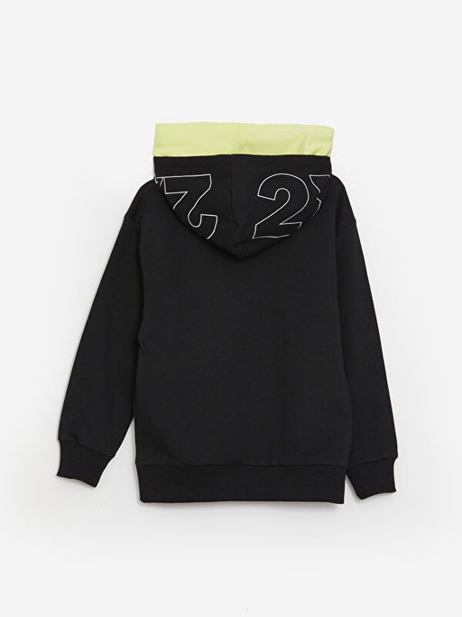 Rahat Kal?p Bask?l? Erkek ?ocuk Hoodie - Waikiki фото 2