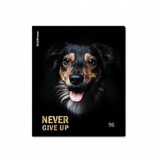 Цена за 5 шт. Тетрадь общая ученическая ErichKrause Собаки, 96 листов, клетка, матовая ламинация_MIX-PACK  фото 3