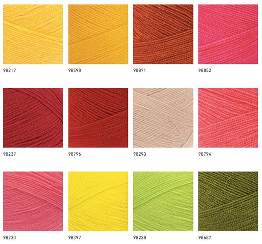 Цена за 5 мотков пряжи BONBON KRISTAL