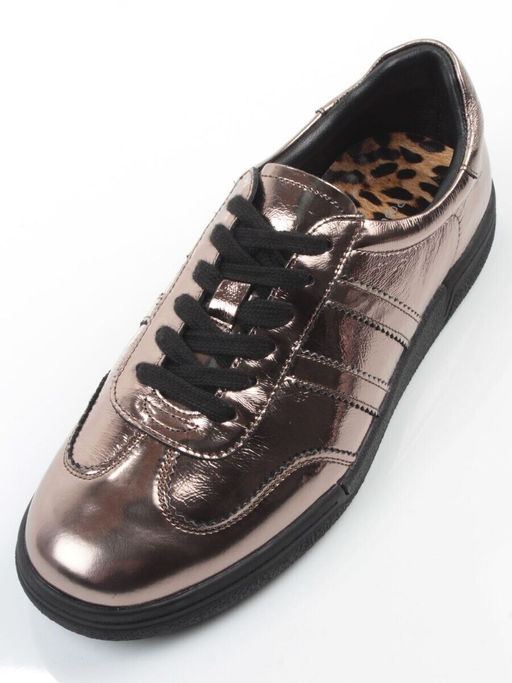 03-B6C-7MS BROWN/BRONZE Кеды женские (натуральная кожа) - Фабричный китай фото 5