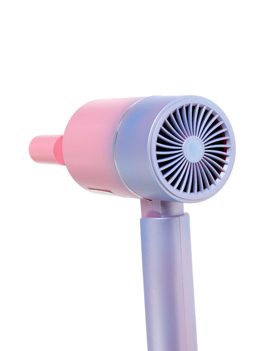 Фен LF-23, 800 Вт, 2 скорости, складная ручка, розово-сиреневый
