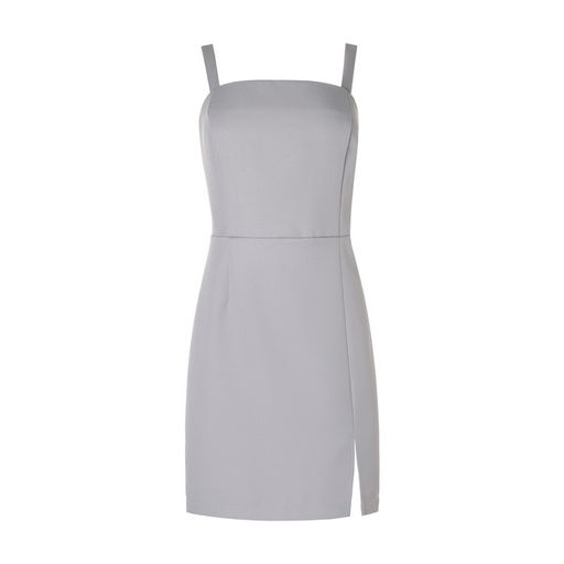 Платье женское короткое MIST: Classic Collection, светло-серое, размер 46