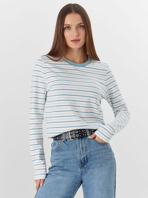 Джемпер женский в полоску