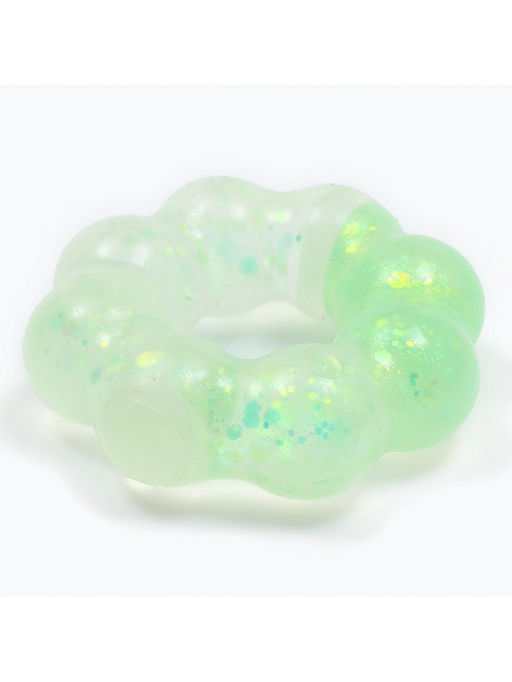 Антистресс игрушка «Колечко», мялка с блёстками, МИКС