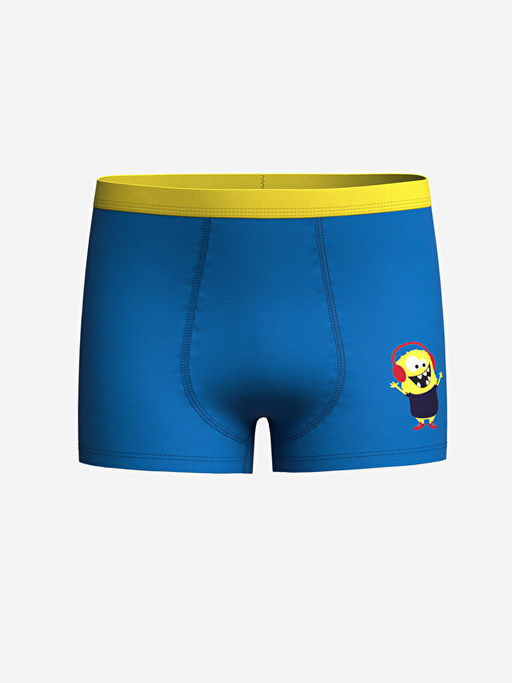 Bask?l? Erkek ?ocuk Boxer 3l? - Waikiki фото 3
